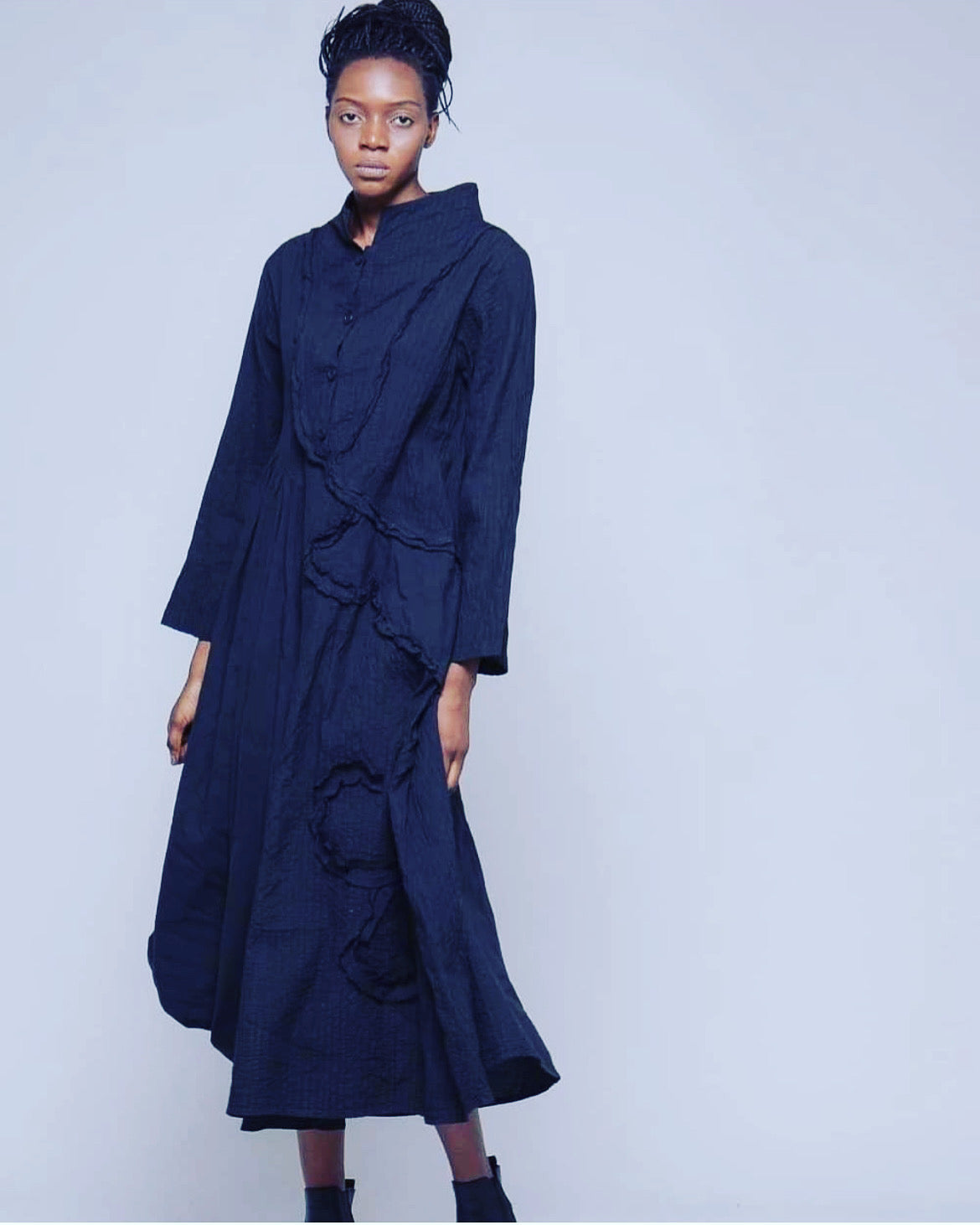 Silky shirt dress- Italy