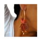 Chrysida Rose Gold Beaded Hoop - Greece
