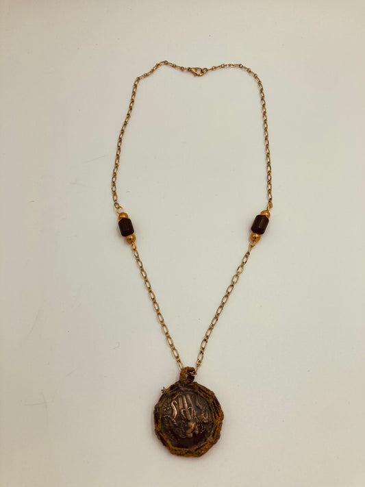 Antique Coin Necklace   (One- of- a- kind)