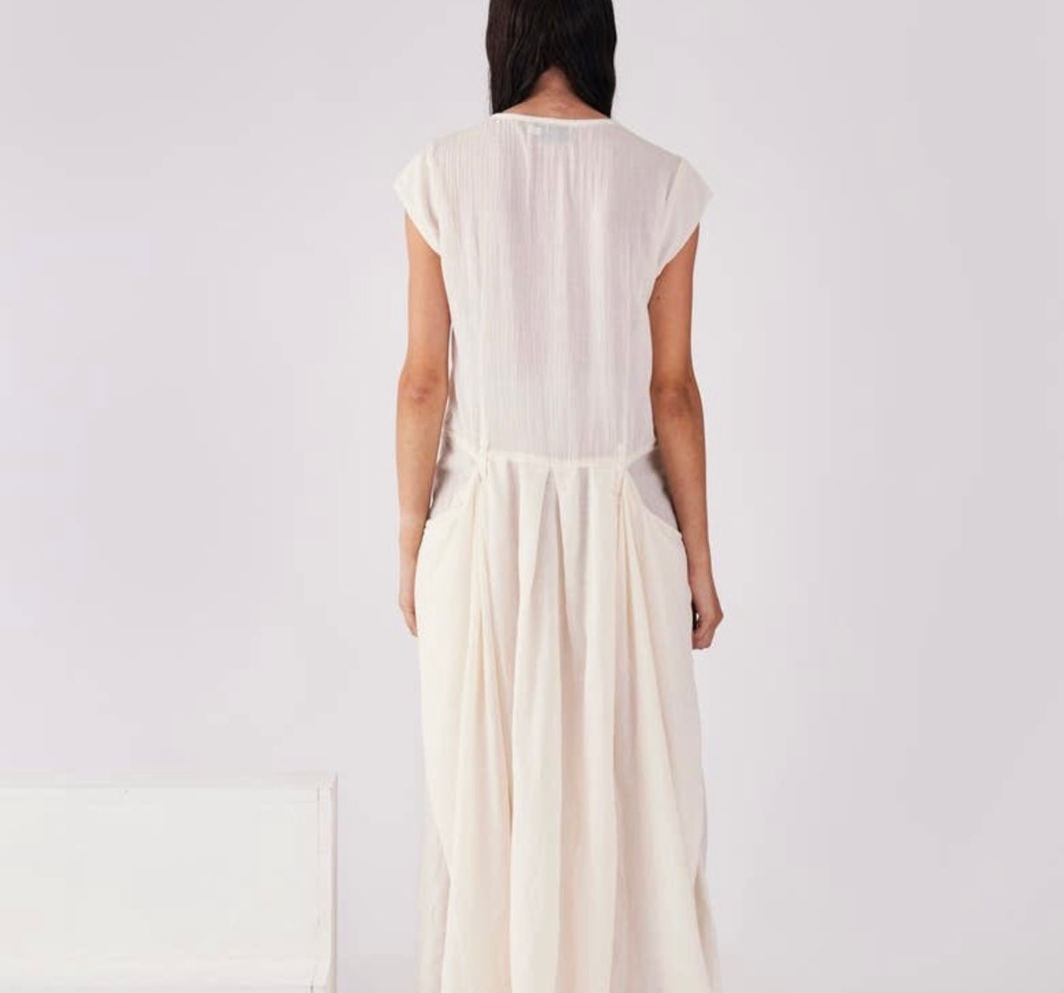 SILKY PYLON DRESS